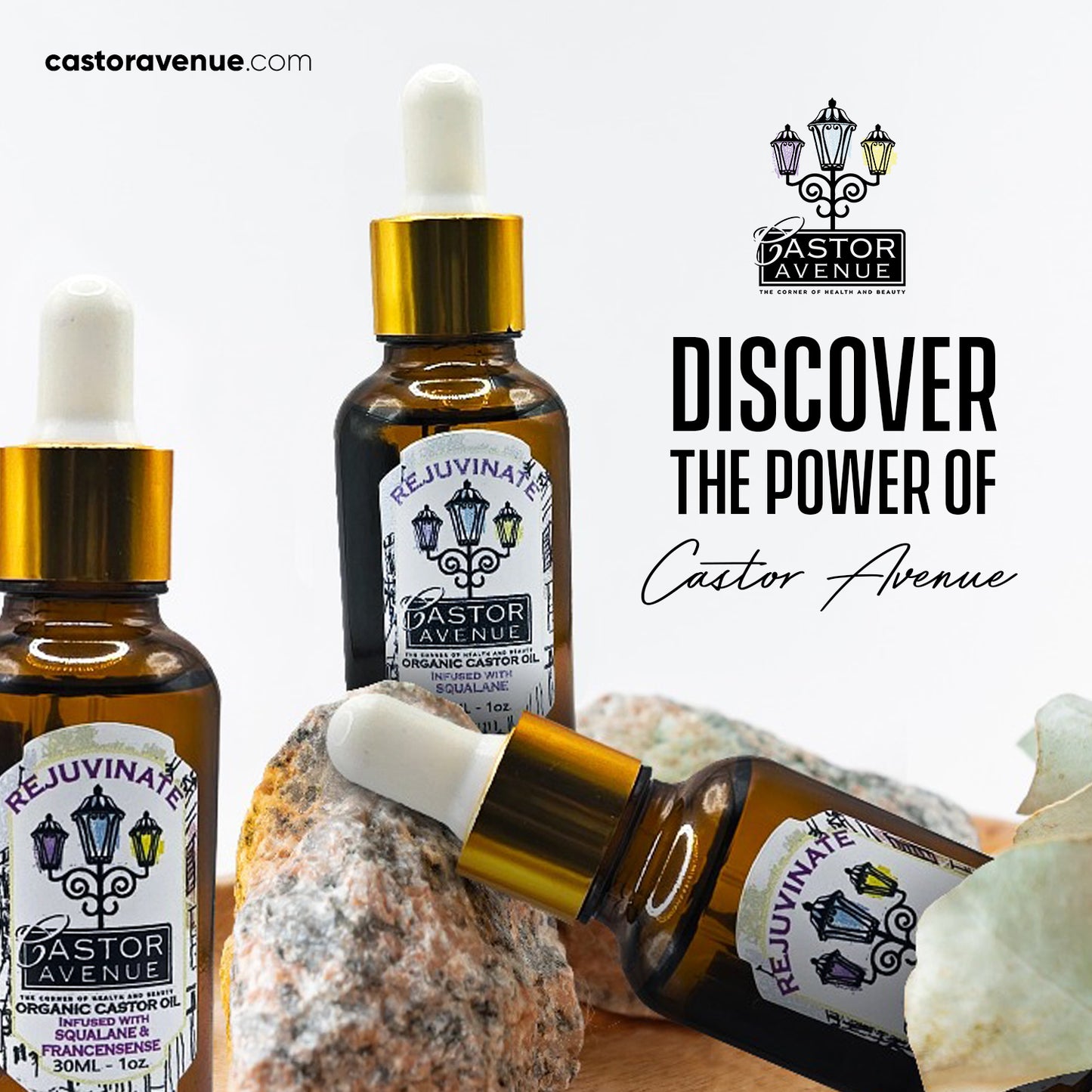 Castor Avenue Recover with Frankincense & White Willow Bark Pump